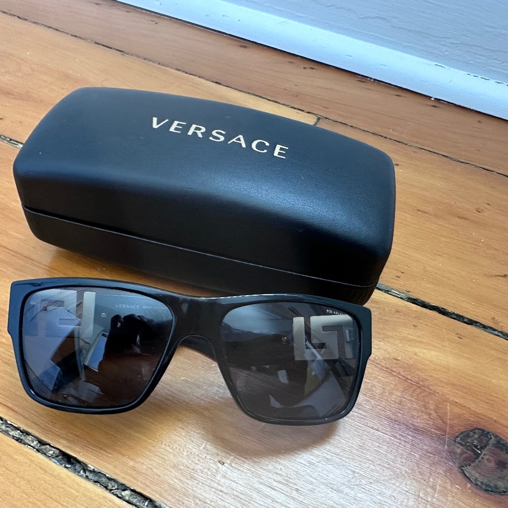 Women’s Versace polarized sunglasses